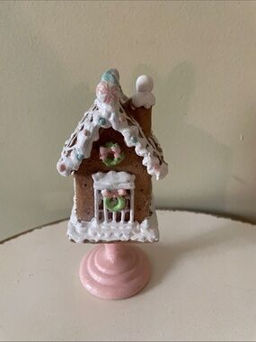 Christmas pastel gingerbread house